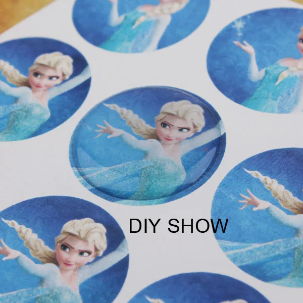 500pcs 1 inch epoxy stickers adhesive circle Self Adhesive Stickers 3D effect Clear Round Epoxy Domes | Украшения и аксессуары