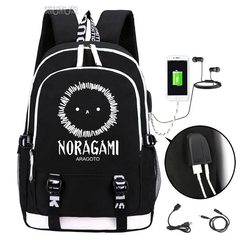 Светящийся рюкзак аниме Noragami ARAGOTO модный мультяшный YATO мужские студенты школьные