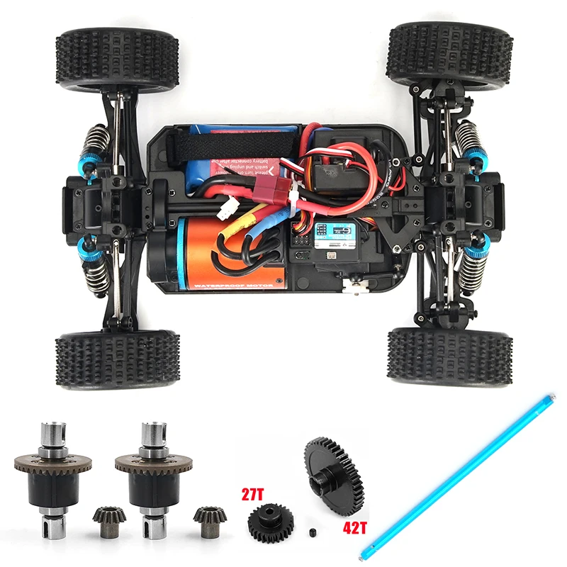 Wltoys A959 A969 A979 1/18 4WD цельнометаллический Радиоуправляемый автомобиль шасси