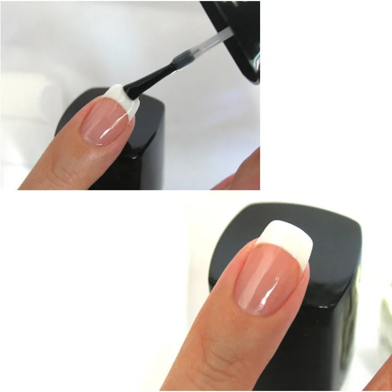 100pcs DIY Self-Adhesive Stencil French Nail Tip Guides Sticker For Art Manicure |
