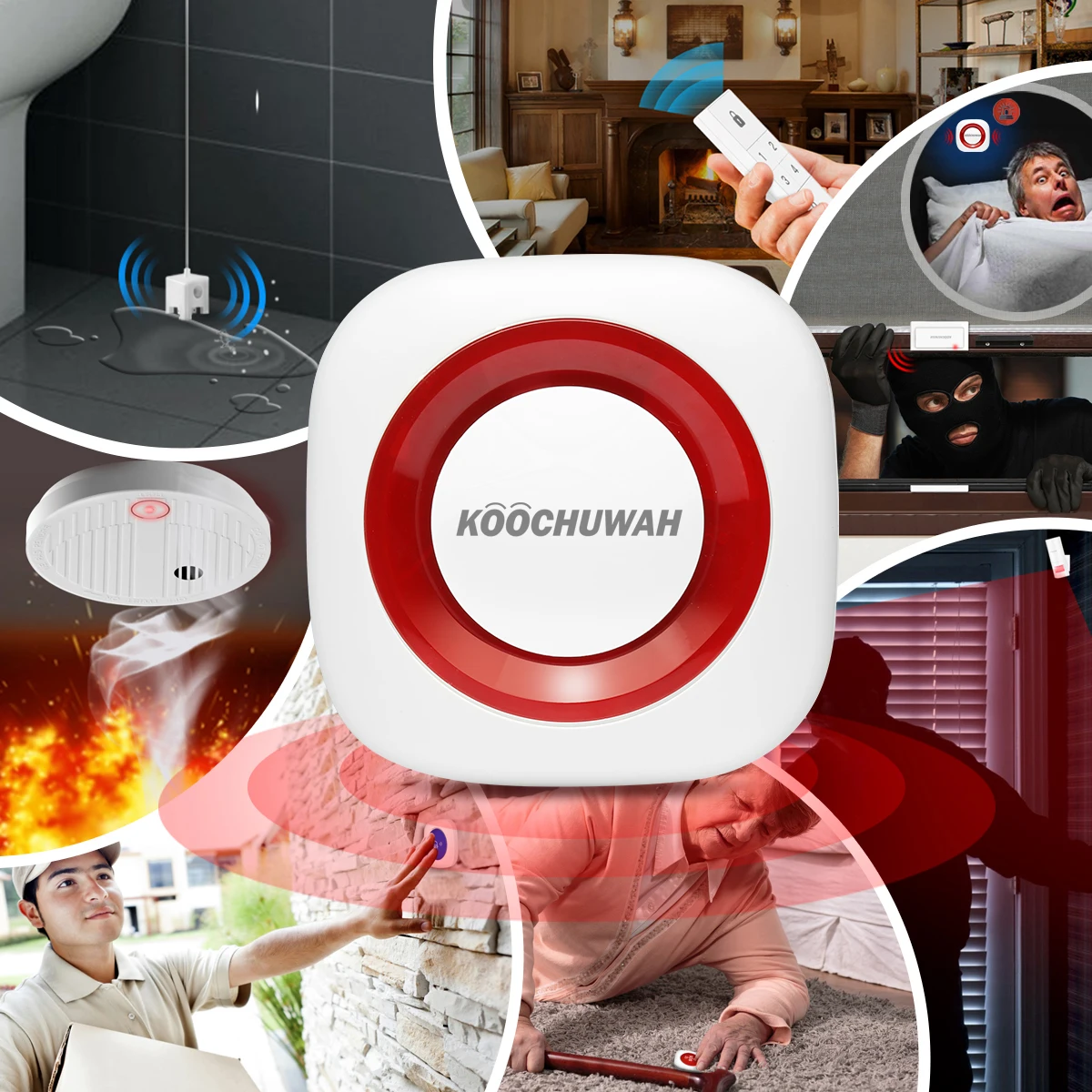 Система охранной сигнализации KOOCHUWAH GSM 2G для самостоятельной сборки