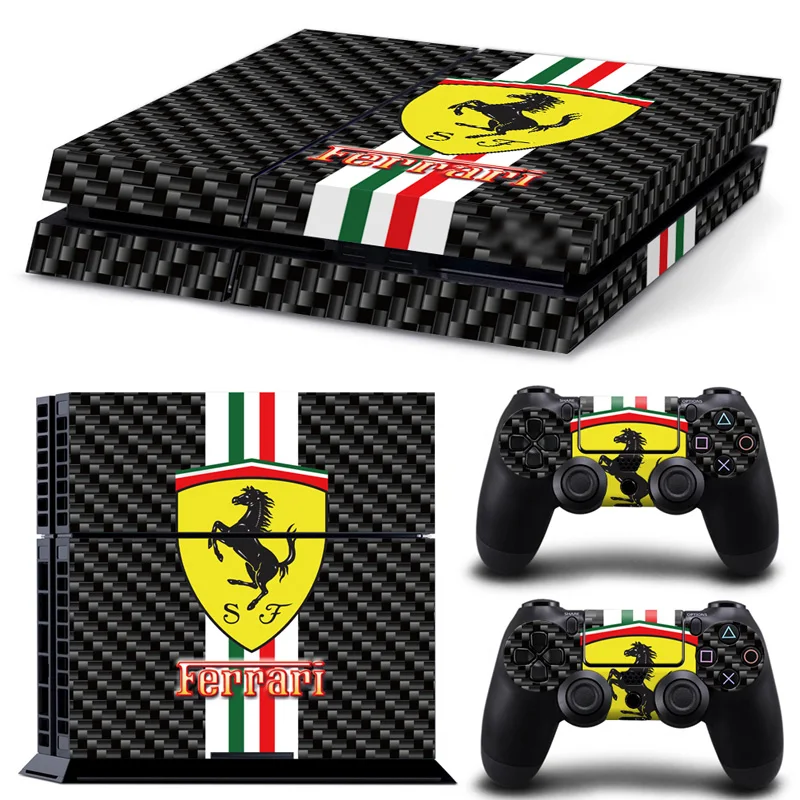 New Play Station 4 игры кулон со стрелками скины наклейки на геймпад с Кепки Ferrari Стиль