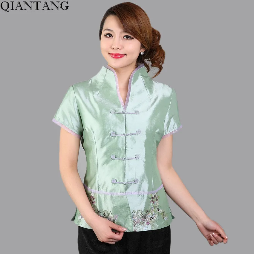 

Женская атласная блузка с V-образным вырезом, размеры S, M, L, XL, XXL, XXXL