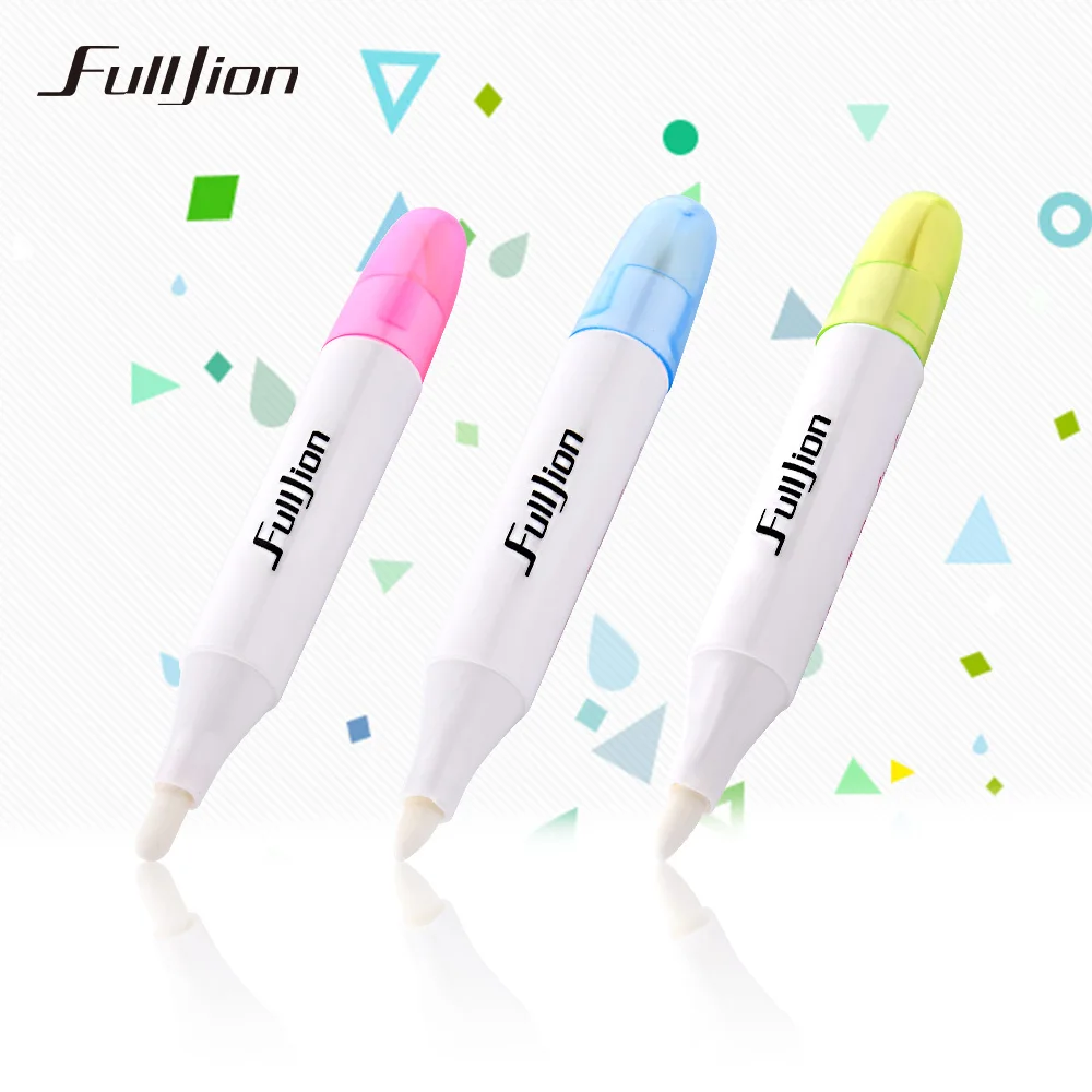 Fulljion 1 шт. ручки для снятия лака + 3 насадки маникюра очиститель ногтей Корректор