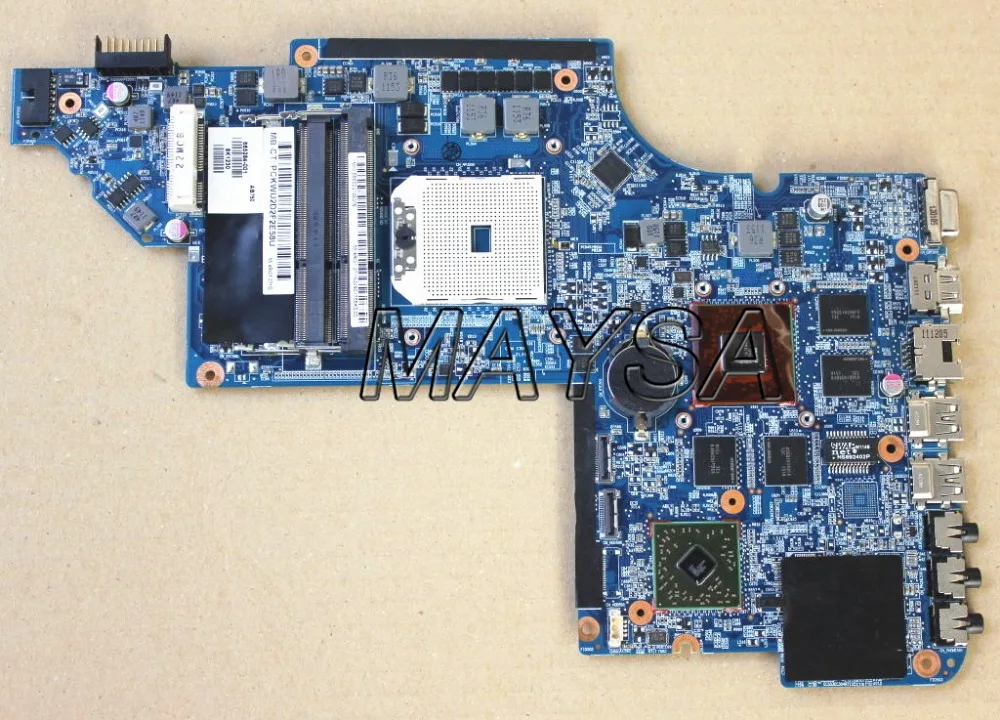 

665284-001 материнская плата подходит для ноутбука Hp DV6 DV6-6000 Series, mothebroard hd6750 1 Гб, графика полностью протестирована
