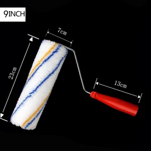 1 шт. 9 дюймов многофункциональный набор кистей сделай сам для настенного валика для краски ручной инструмент для дома офиса комнаты бегунок роликовая кисть для краски