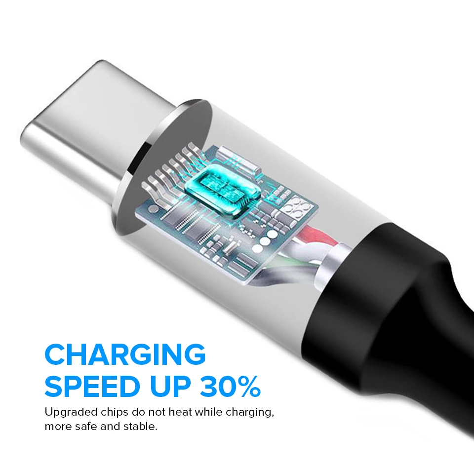 Кабель usb type-C 1 м для мобильного телефона USBC Data Kable для samsung S9 Xiaomi mi x 2S 3 8 huawei mate 20 P20 Pro type-C зарядный провод