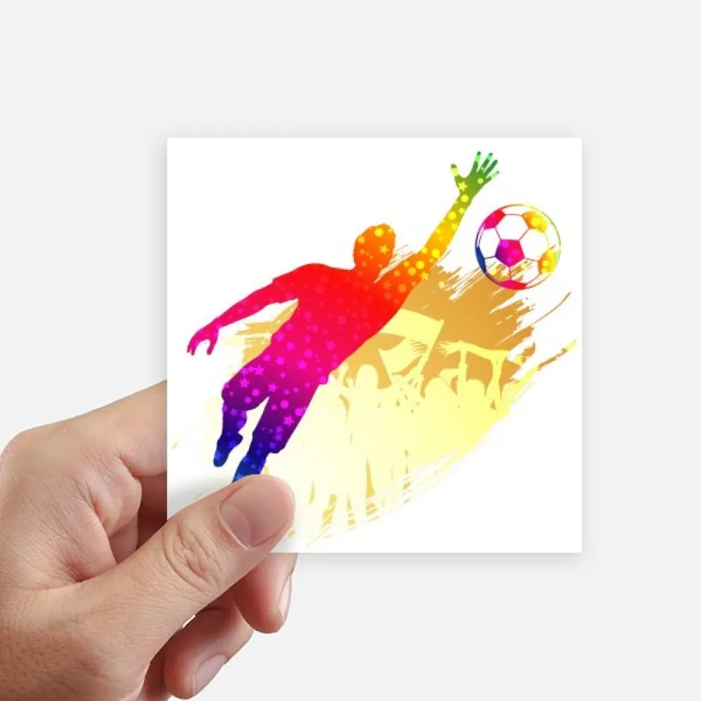 DIYthinker футбольные блоки квадратные наклейки для футбола 10 см настенный чемодан