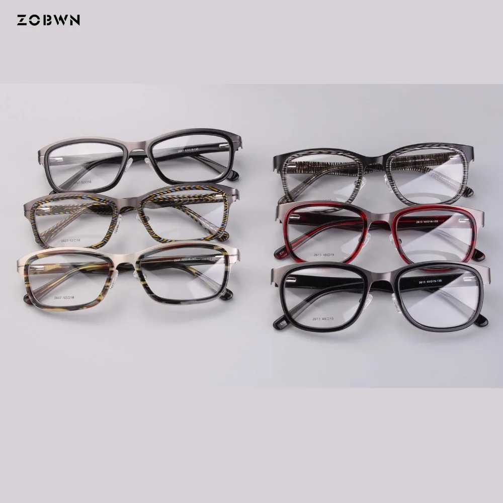 Mix wholesale promotion high quality glasses manufacture men Spectacle frame round myopia retro prescription clear glasses frame