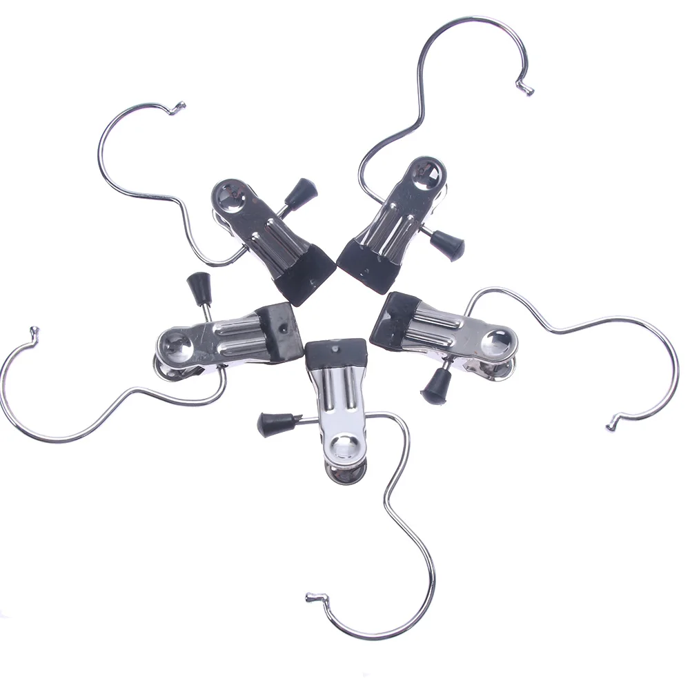 5 шт./компл. портативный металлический крючок для белья шпилька обуви вешалка