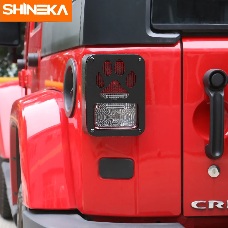 SHINEKA железная задняя фара защитная задсветильник стоп светильник для Jeep Wrangler JK 2007