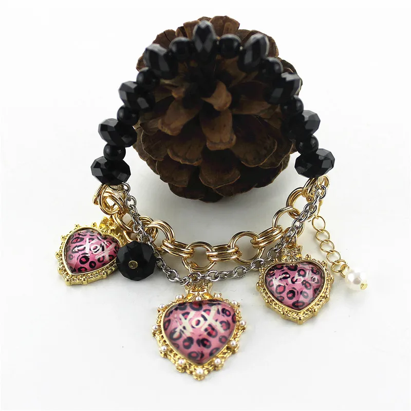 Модный браслет 2014 новый модный и чистый свежий элегантный с леопардовым принтом