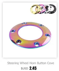 CNSPEED Universal 6 Hole Racing Steering Wheel Quick Release Hub Volante Quick Release Hub Adapter Removable Snap Off Boss Kit
