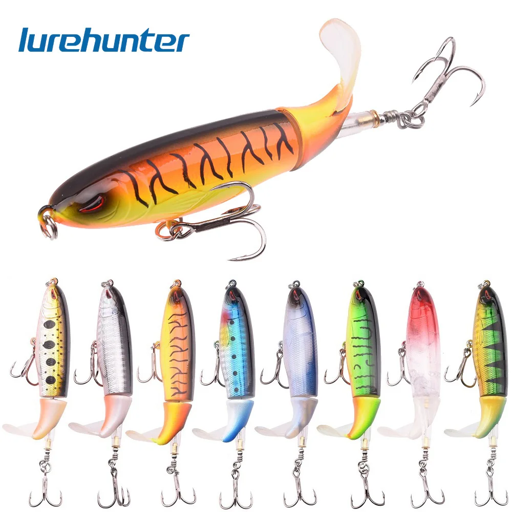 Whopper Plopper 100 мм 13 г Искусственная верхняя приманка для рыбной ловли Искусственные