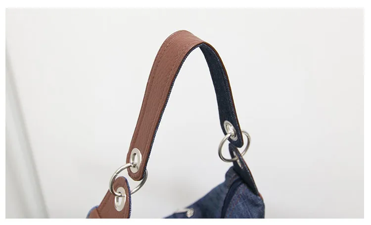 Bolso Kiple большая роскошная Дамская джинсовая сумка большая сумка на плечо синяя джинсовая дамская сумка джинсовая сумка через плечо женская сумка на плечо