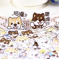 40 pcs germinated pastoral dogs sticker for kid diy laptop suitcase skateboard moto phone car toy scrapbooking stickers