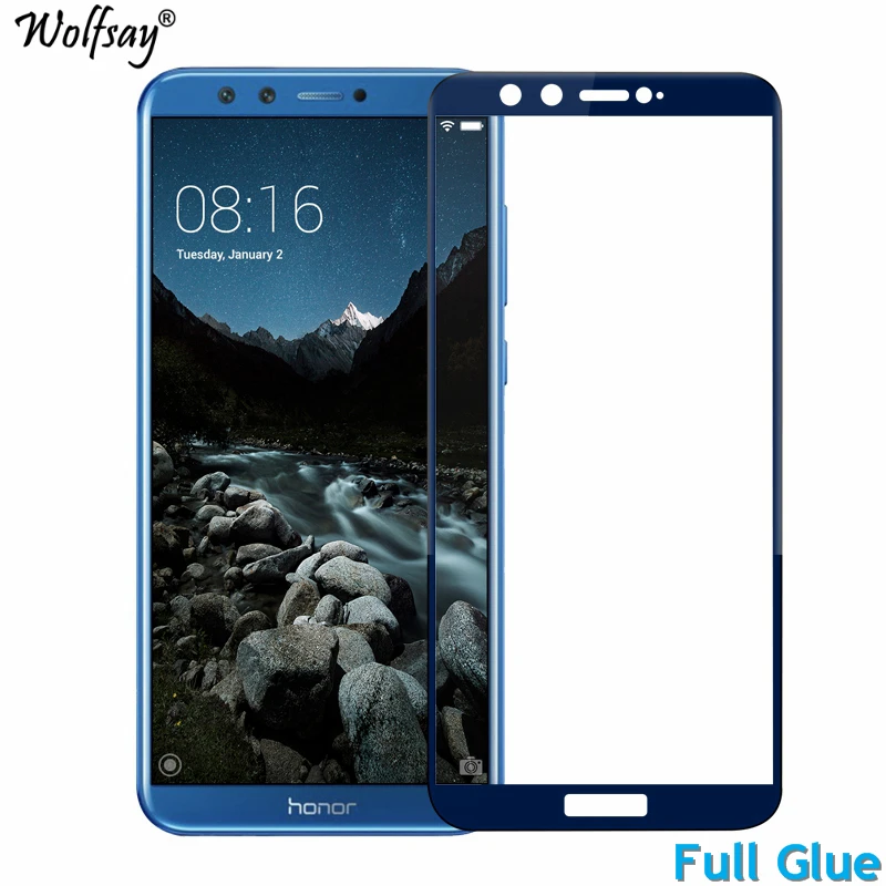 

2 шт., защитная пленка для экрана с полным покрытием для Huawei Honor 9 Lite, закаленное стекло с полным покрытием для Huawei Honor 9 Lite 9H 2.5D, премиум-пленка