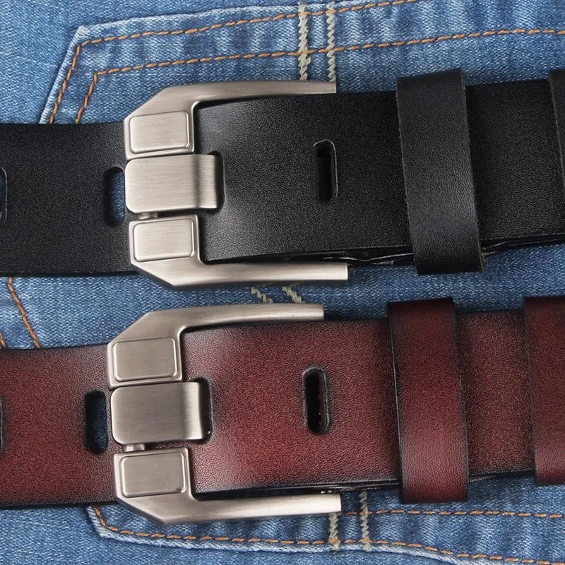 Ремень из натуральной коровьей кожи роскошный ремень для джинсов мужские ремни