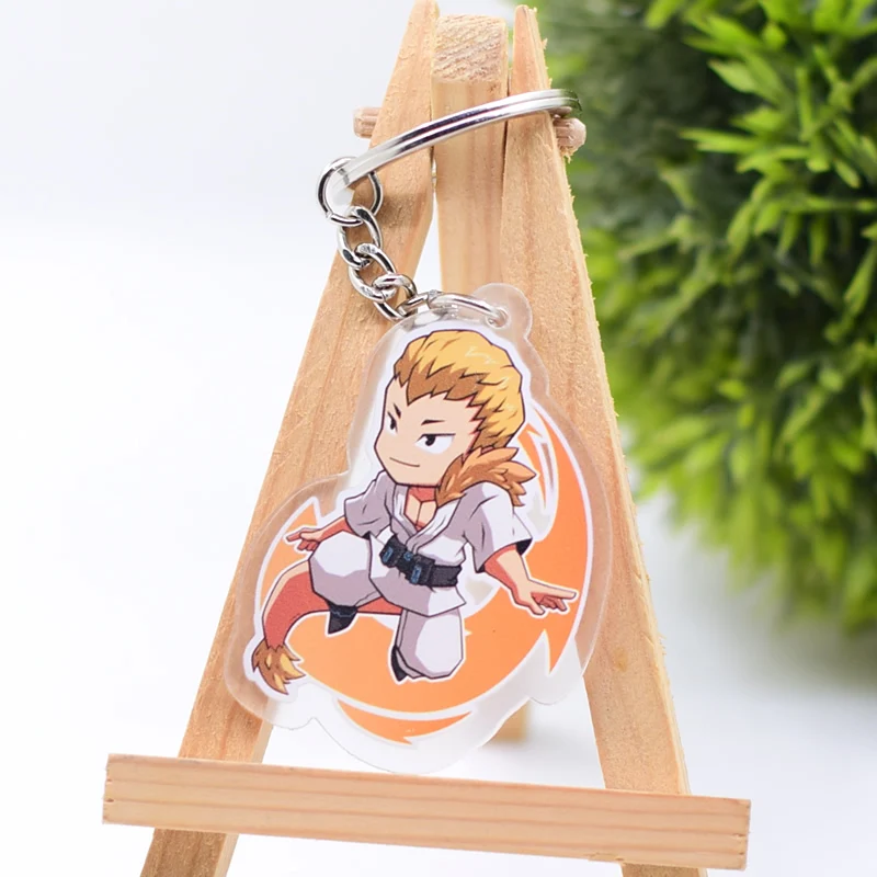 19 My Hero Academy брелок Bakugo двухсторонний акриловый Shoto брелок Подвеска Аниме аксессуары мультяшный брелок - Цвет: 19