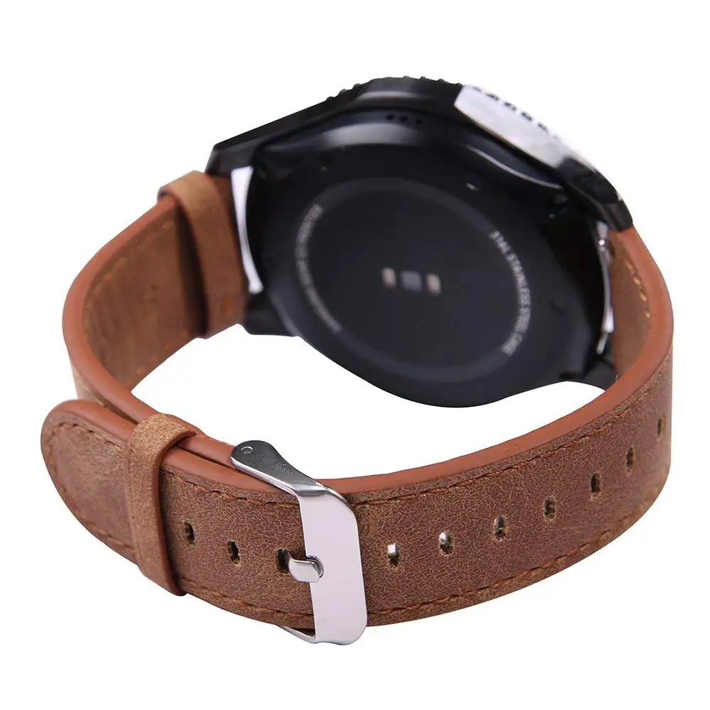Ремешок кожаный для Samsung Galaxy Watch 3 Band классический сменный Браслет Huawei 3/Pro GT 2 22 мм 45