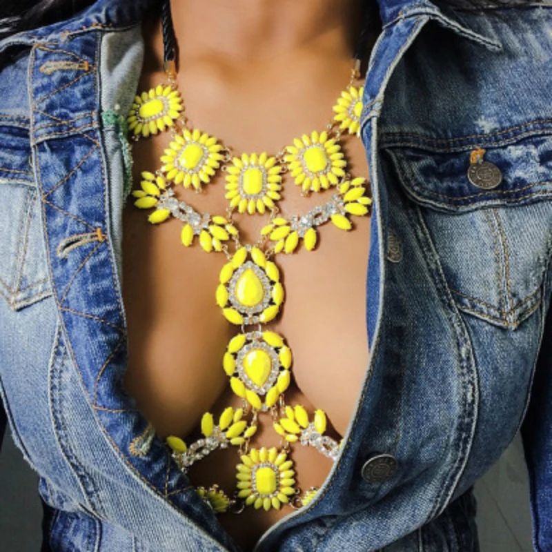 MYDANER женское модное летнее ожерелье цепочка для тела ручной работы подвеска