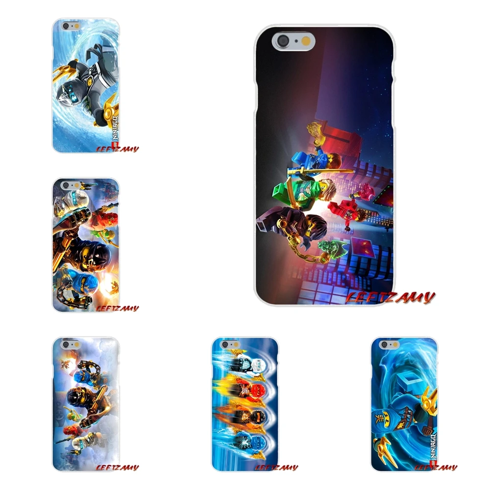 Аксессуары чехлы для телефонов Чехлы iPhone X 4 4s 5 5S 5C SE 6 S 7 8 Plus lego ninjago|Чехлы-накладки|