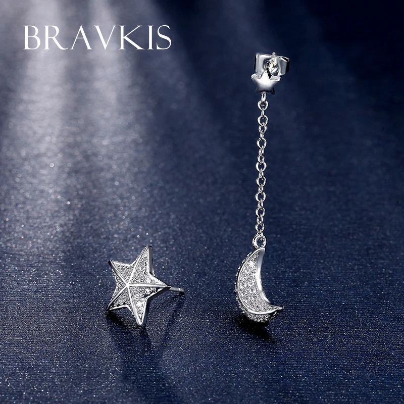 Серьги-подвески женские на длинных цепочках с кристаллами подвеска и подвески |