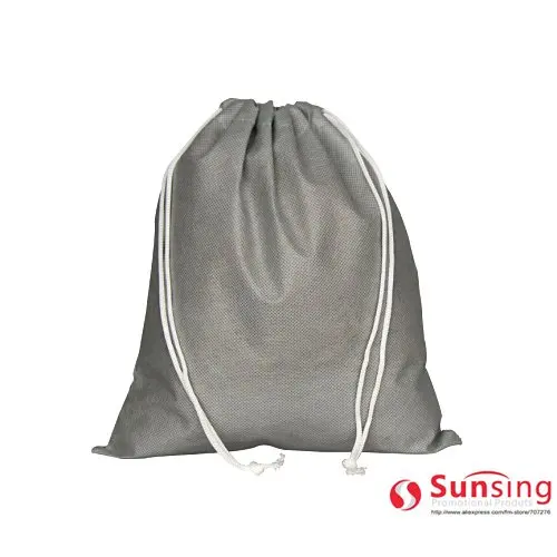 

[Free logo]non woven double rope promotional strong convenient bag with big capacity wholesale 500pcs/lot