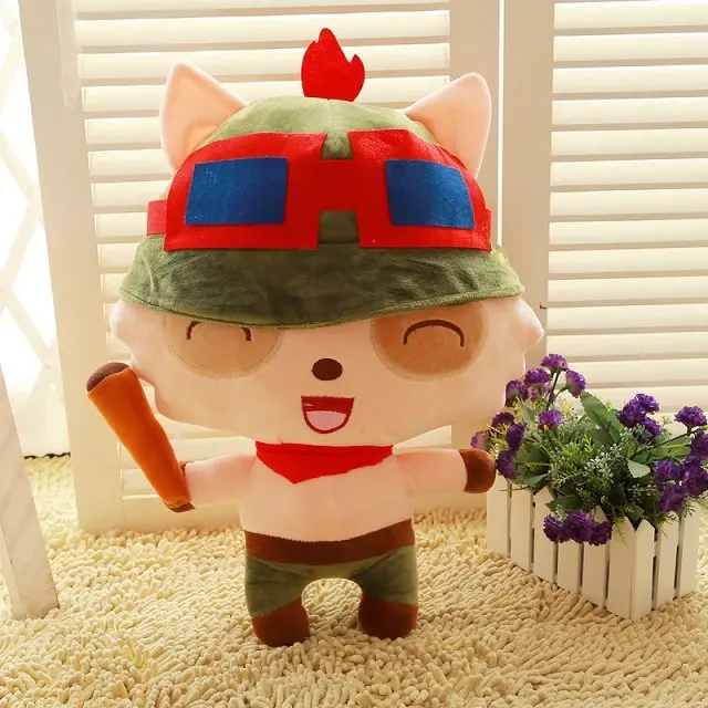 25 55 см Новая креативная плюшевая игрушка LOL Teemo кукла для мальчика подарок ребенка