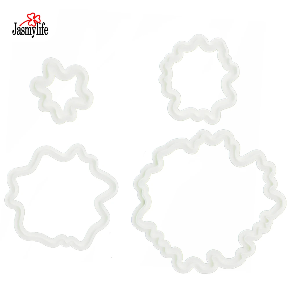 4 шт. набор резцов для печенья с пионами|cookie cutter set|cookie cutterbiscuit cookies |