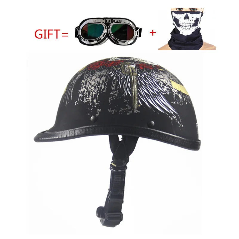 Мотоциклетный шлем в горошек мотоциклетный винтажном стиле|Шлемы| |