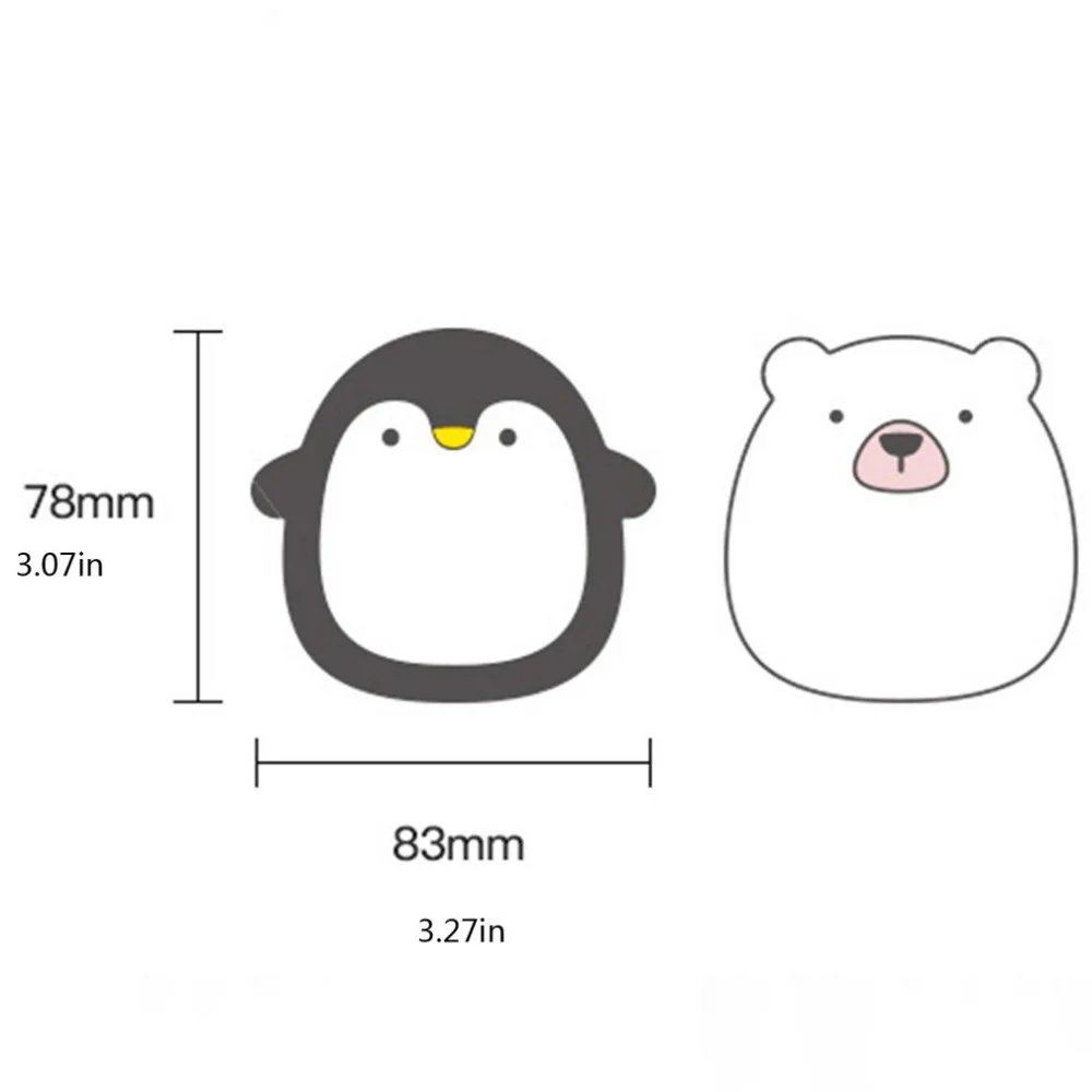 USB мгновенная зарядка гетры для рук унисекс портативная пара теплый Пингвин