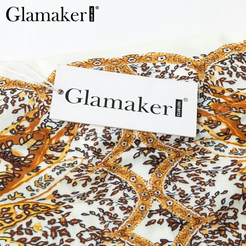Glamaker, с принтом пейсли, сексуальная, высокая талия, элегантная юбка, для женщин, бодикон, линия, бохо, юбка, женская, летняя, золотая, ретро, мини юбка, низ