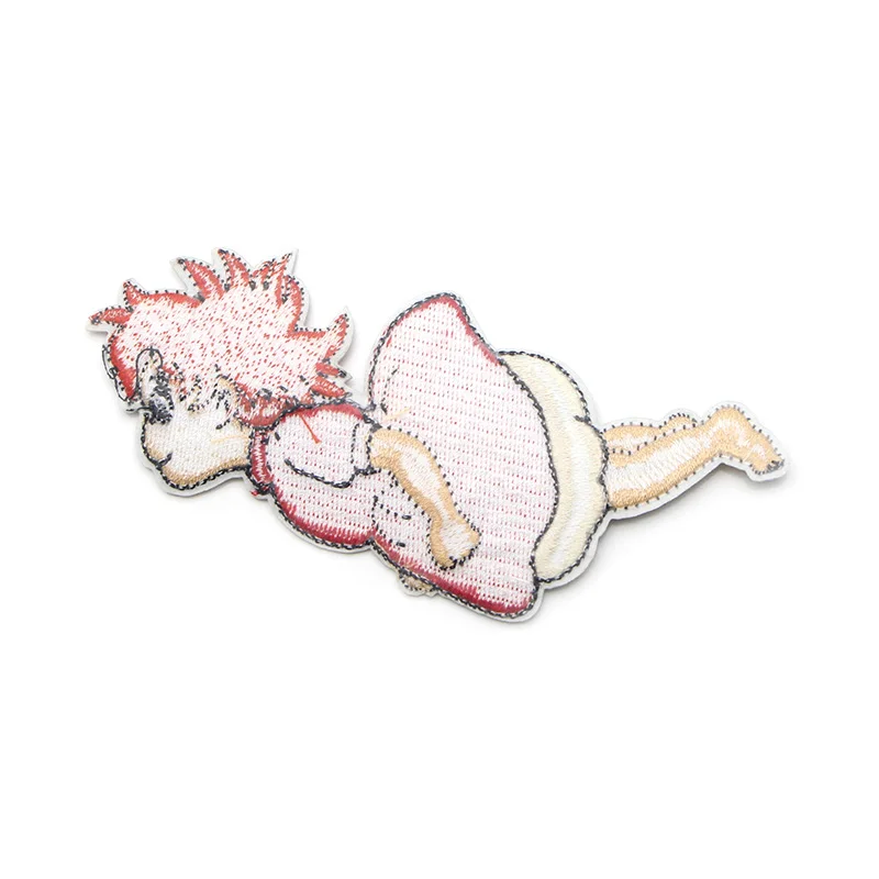 Ponyo на скале аппликационные заплатки Сделай Сам Железный На para обуви джинсы сумка рубашка одежда Джерси наклейки в стиле панк вышитые значки E0073