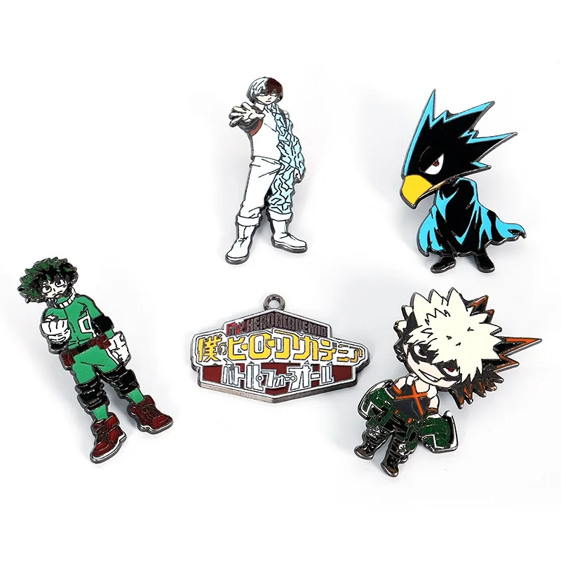 Мой герой Academy булавка значок брошь izku Midoriya Bakugo Tokoyami Fumikage фигура Косплей костюмы Аксессуары Реквизит подарки