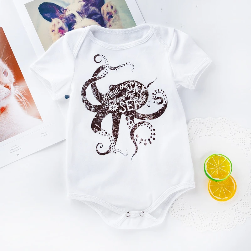 Модная летняя детская одежда для мальчиков и девочек хлопковые боди с коротким