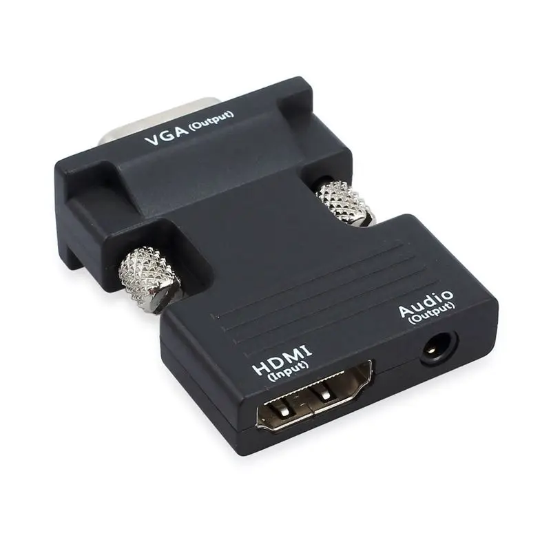 ABHU 1080P HDMI мама к VGA папа с аудио выход кабель конвертер адаптер|Адаптеры Type-C| |