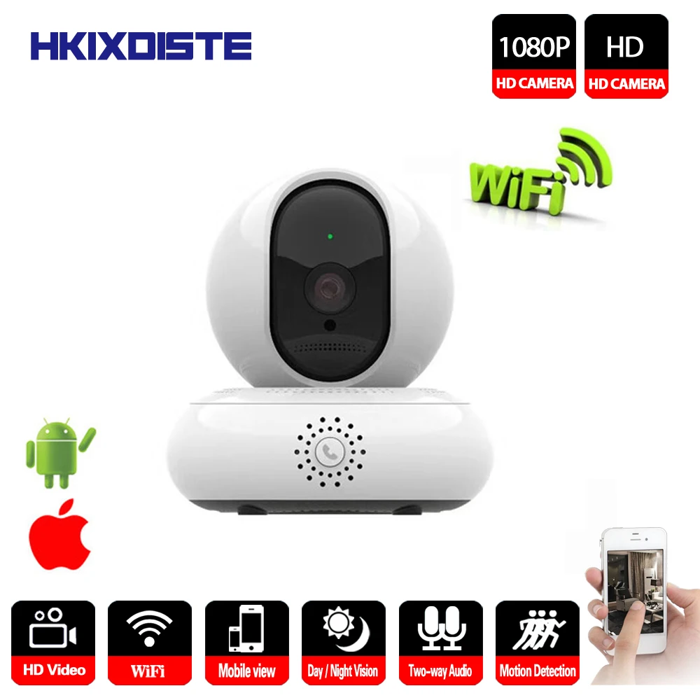 Домашняя камера видеонаблюдения hkixdista HD 1080P Wi Fi IP ночное видение радионяня