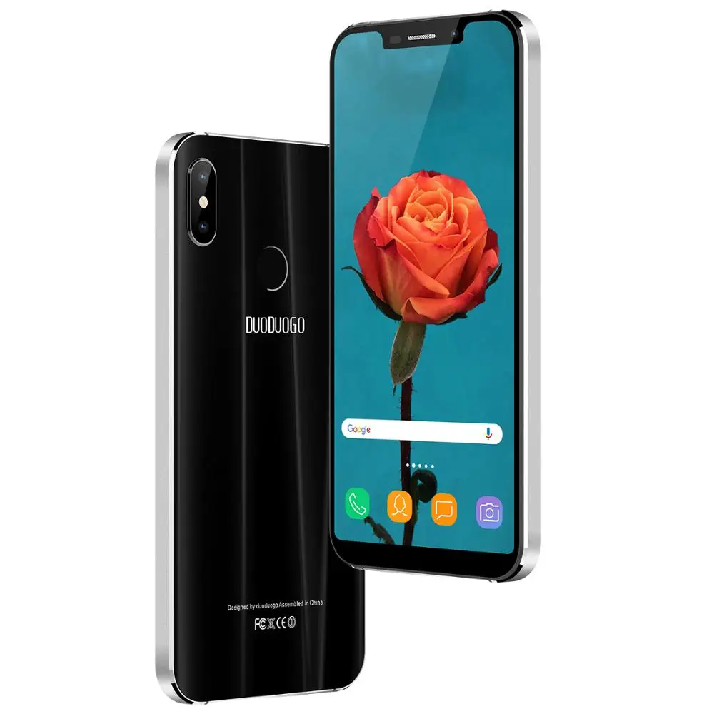 4G LTE отпечатков пальцев DUODUOGO 4S мобильный телефон Android 3 ГБ + 32 5 85 ''HD экран 4500 мАч