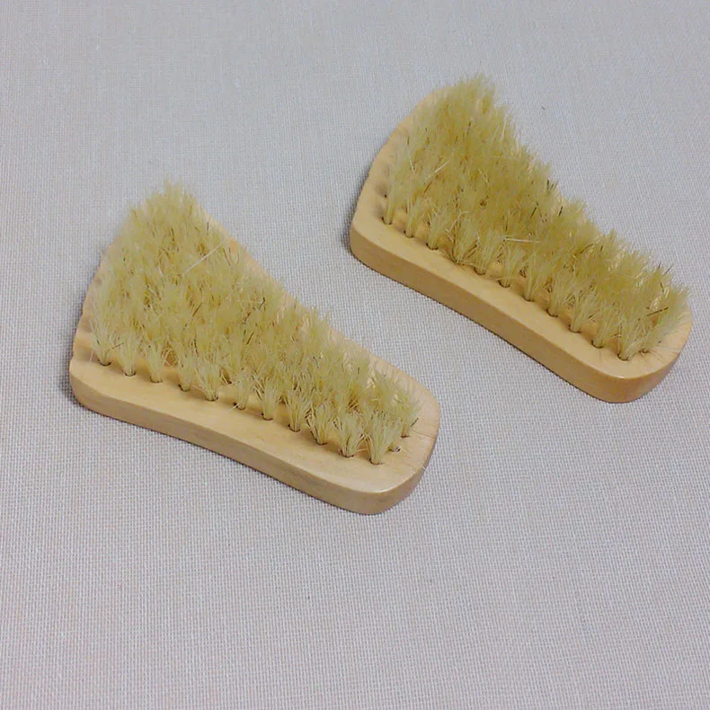 Горячая с деревянной ручкой боярно-щетинная щетка для лица натуральная щетина