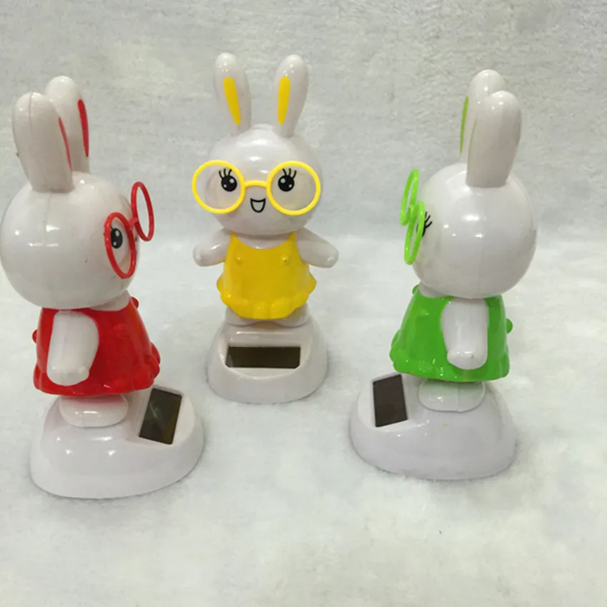 Вибрирующий кролик с головой украшение для интерьера автомобиля автоматический