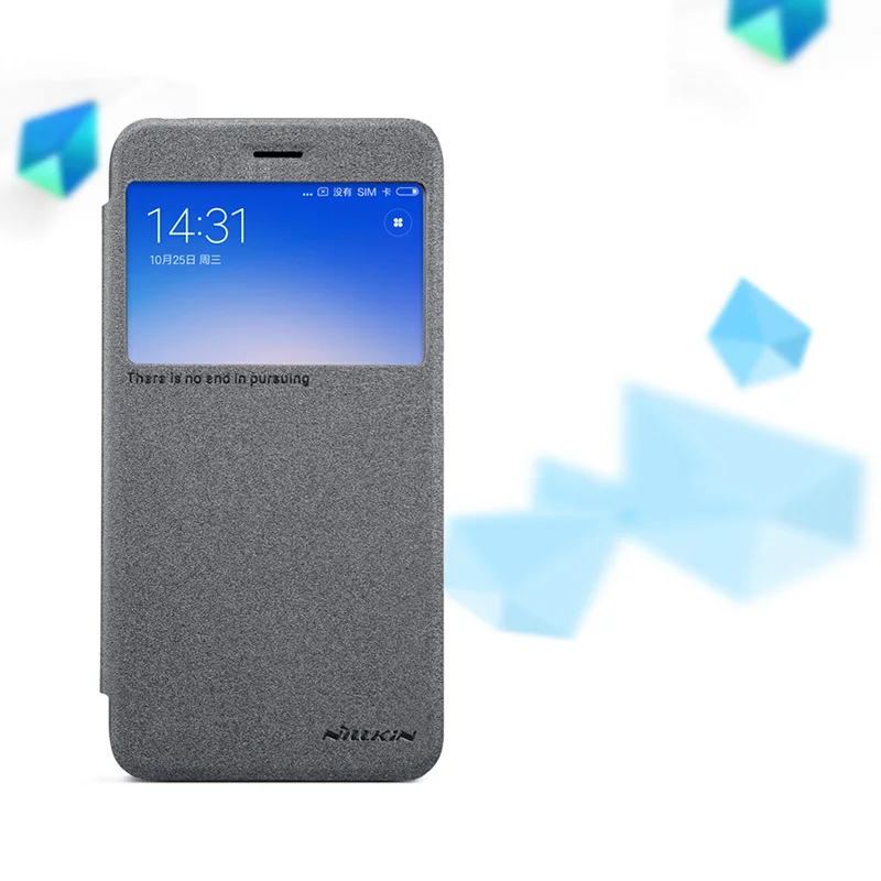Для Xiaomi Redmi 6 6A 5A чехол Nillkin Роскошный чехол из pu кожзама кожаный чехол для телефона Smart View Защитная крышка для Xiaomi Redmi 6A 6 5A чехлы