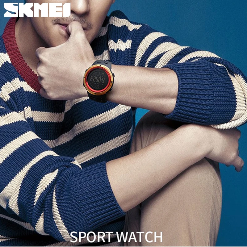 Смарт часы SKMEI мужские с камерой и шагомером|Мужские электронные часы| |
