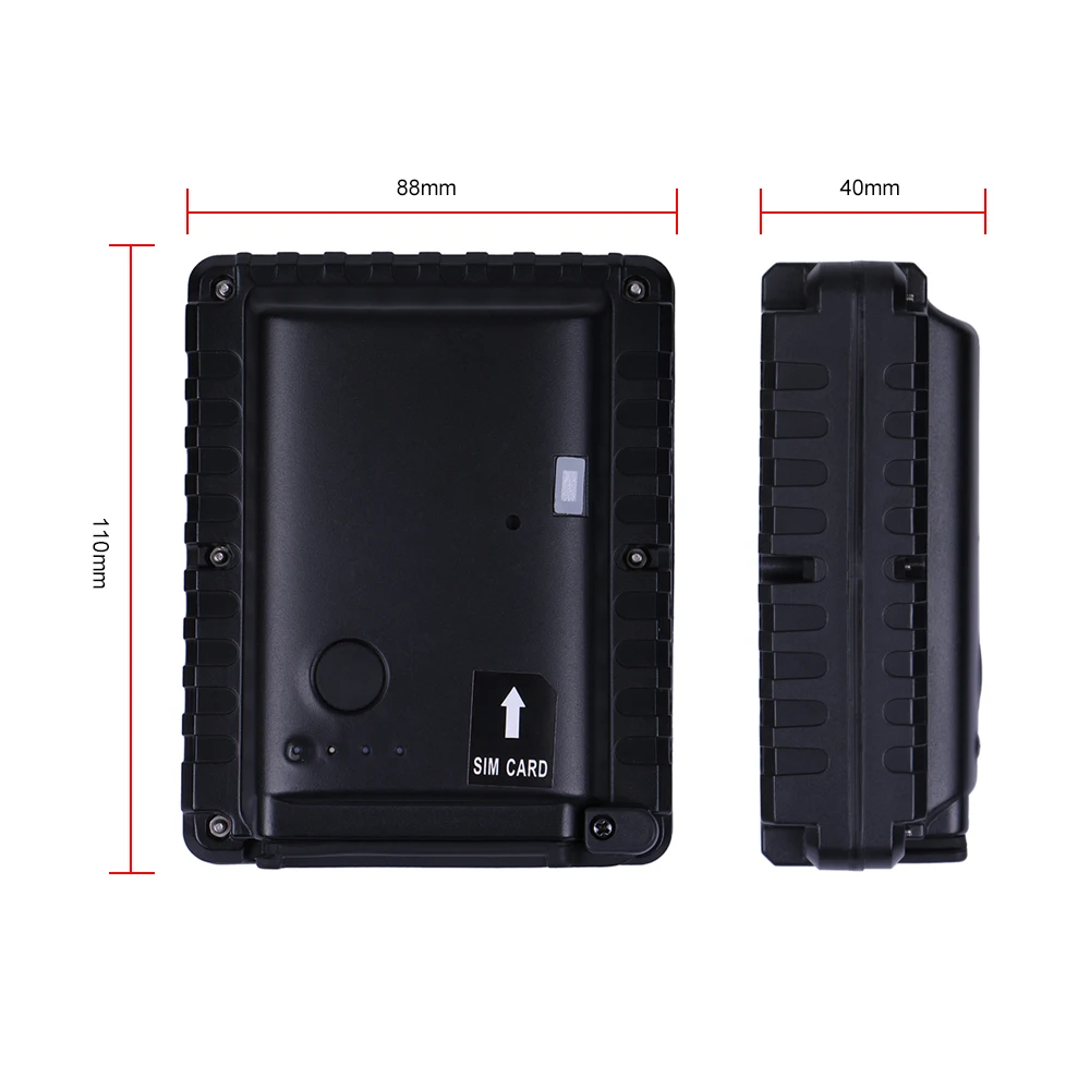 GPS Tracker Waterproof IPX7 8800mAh Battery Powerful Magnet Free Web App Car Tracking GSM Locator T8800SE Watchdog CPU | Автомобили и