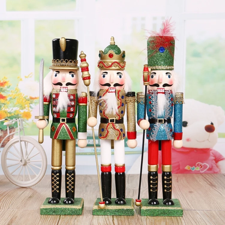 Новинка 3 шт. 1 комплект высота 30 см Рождественский праздничный гайковёр в стиле