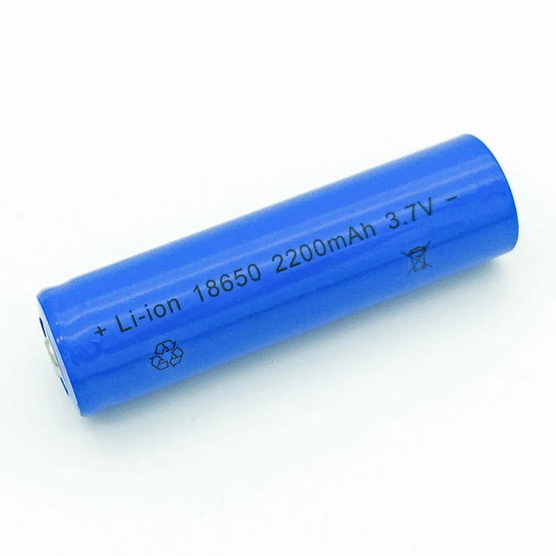 2 шт. 18650 3 7 V 2200mAh батареи Литий ионные перезаряжаемые большой емкости фонарик