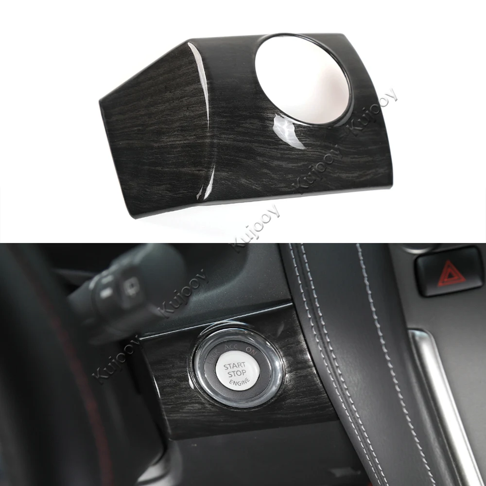 

ABS кнопка запуска двигателя автомобиля, панель, крышка, Декор, рамка, наклейка, ободок, отделка для Nissan патруль 2017 +, аксессуары для стайлинга ...