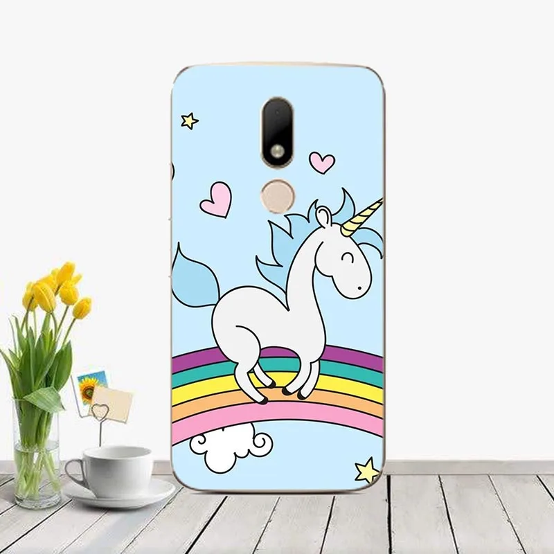 J29 Мягкий силиконовый чехол для Motorola Moto M XT1662 XT1663 розовый чехол с милыми животными чехол с принтом для Moto M задняя крышка Capas Fundas - Цвет: J29