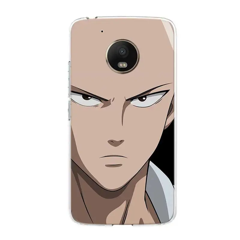 Чехол с силиконовым корпусом One Punch Man для Motorola MOTO G7 G5 G5S G6 E4 E5 Plus G4 Play |
