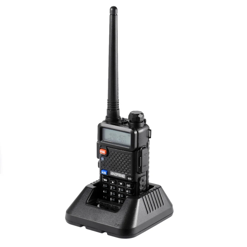 2 шт. Baofeng UV-5R переговорные Двухканальные рации двухстороннее Радио FM трансивер Dual-Band DTMF Vox Сигнализация светодиодный фонарик Key Lock